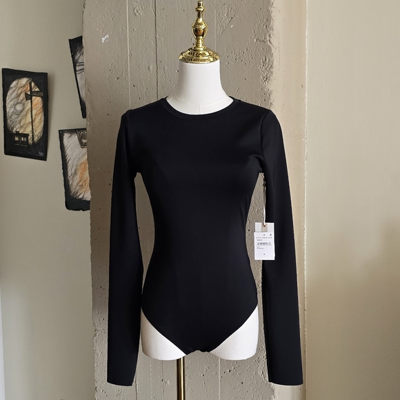NWT Good American Black Bodysuit - Picture 1 of 12